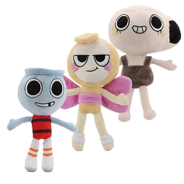 Sarjakuva-anime Hienot pehmolelut Finn Glisten Shelly Dandy's World -nukke Täytetty tyyny Lelu Flutter Lasten lahja Makuuhuoneen sohvan sisustus LGL 28cm2