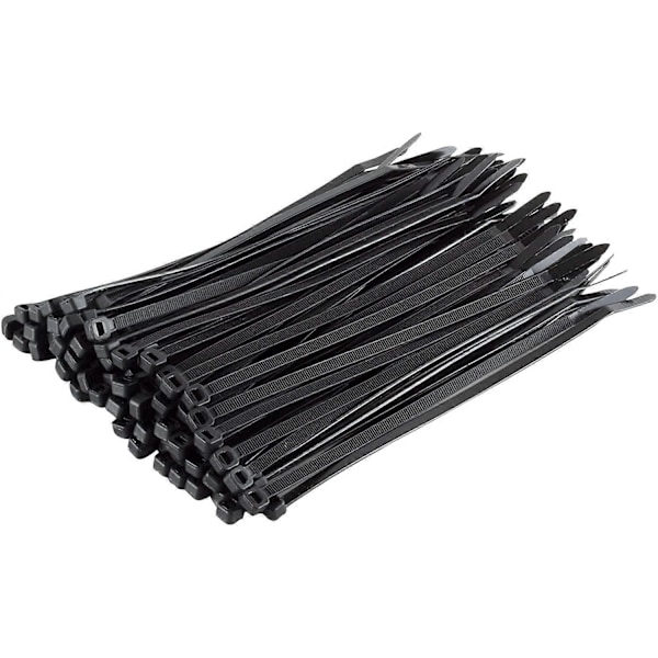 Nippuside 100 kpl, musta, 200 x 4,8 mm (LGL)