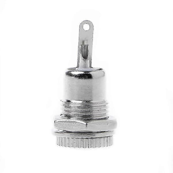 5,5 mm x 2,1 mm DC strømstik hun panelmonteringsstik (LGL)