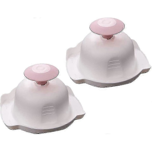 2 Stycken Plast Anti-skär Handskydd Fingerskydd Mandolinskivare Rivjärn Mat Säkerhetshållare-Bra LGL