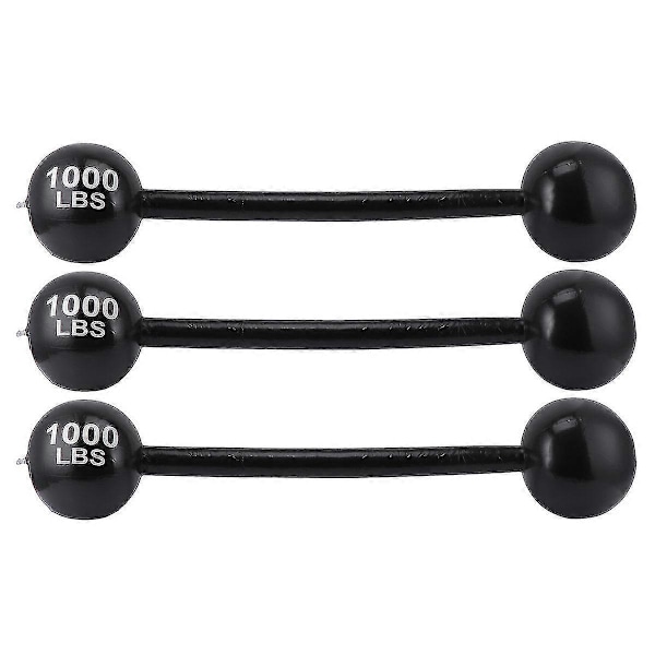 3 st Slitstark PVC Förtjockning Skivstång Leksak Simulerad Uppblåsbar Skivstång Leksak-FCY LGL