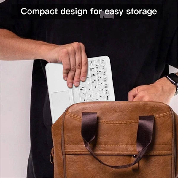 Transparent Farverig Lysende Bluetooth Tastatur 10-tommer Baggrundsbelyst Bluetooth Tastatur Egnet Til Ta