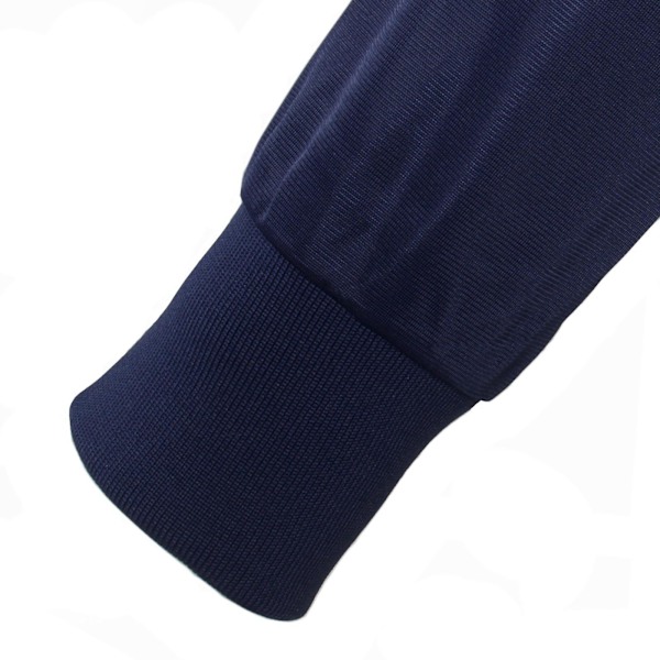 Herrjacka Träningsjacka Retro OFFICIELL Fotbollspresent LGL Navy Stripe Collar Large