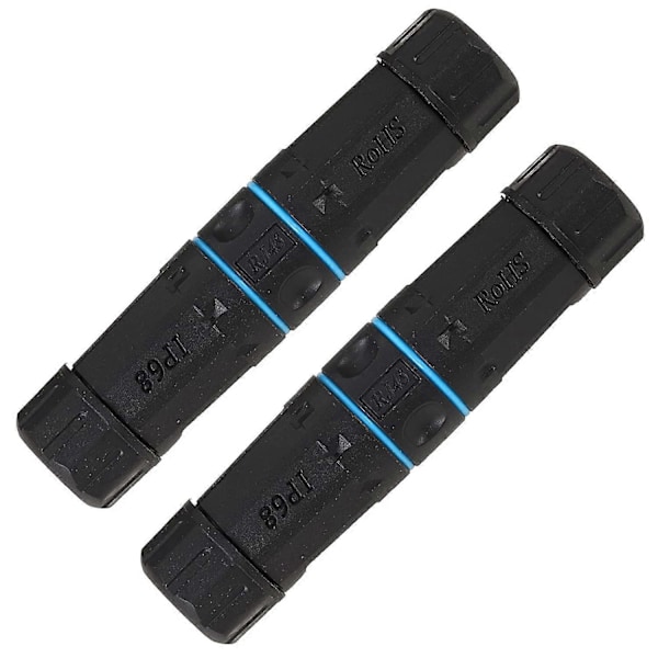 Suojattu RJ45-liitinpaketti, vedenpitävä IP68 Cat5/5e/6 8P8C Ethernet LAN -kytkin, naaras-naaras, ulkokäyttöön tarkoitettu verkkosovitin (LGL)
