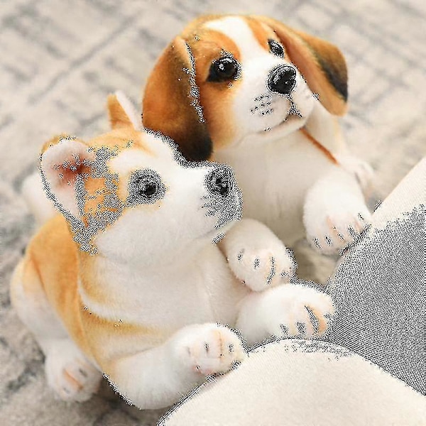 Simulaatio Koira Pehmolelu Pehmeä Täytetty Nukke Suloinen Lasten Halaus Tyyny Syntymäpäivä LGL 32cm Beagle