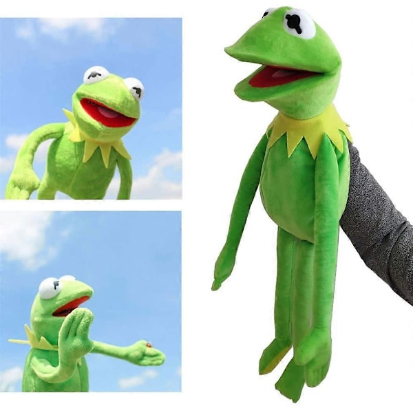 Frosch Dockor Mjukdjur - Muppet Show Docka Grodan Handdockor Mjukdjur Jullov Present För Barn 60CM /Grön LGL