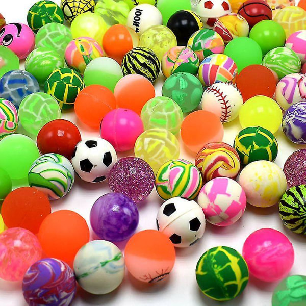 50 st studsbollar 30 mm inklusive studsbollar i blandade färger[GL] Multi Color