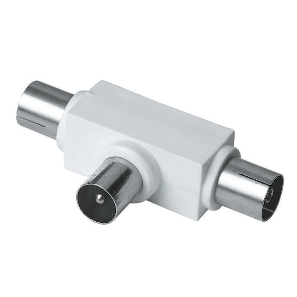 EXXTER Adapter Antenne Splitter Hvid Han-2xHun (LGL)