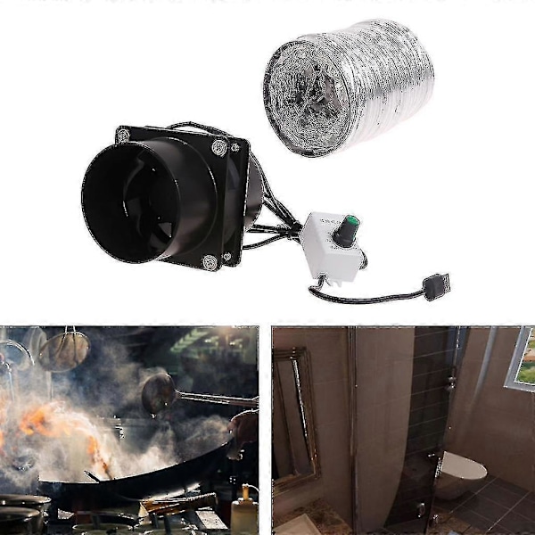Højtydende Ventilationsventilator med Kraftig Sugeevne og Plastikkanalrør LGL Single fan