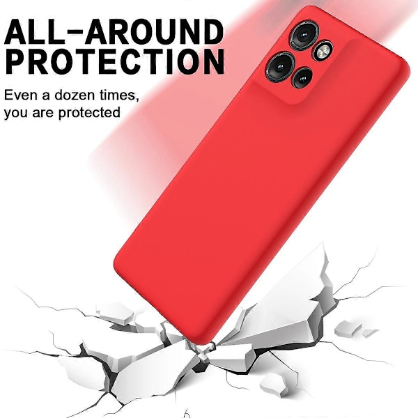Motorola Edge 50 Neo 5G -kotelo, nestemäinen silikoni, naarmuuntumaton puhelinkuori käsiremmin kanssa, LGL Multicolor Style A
