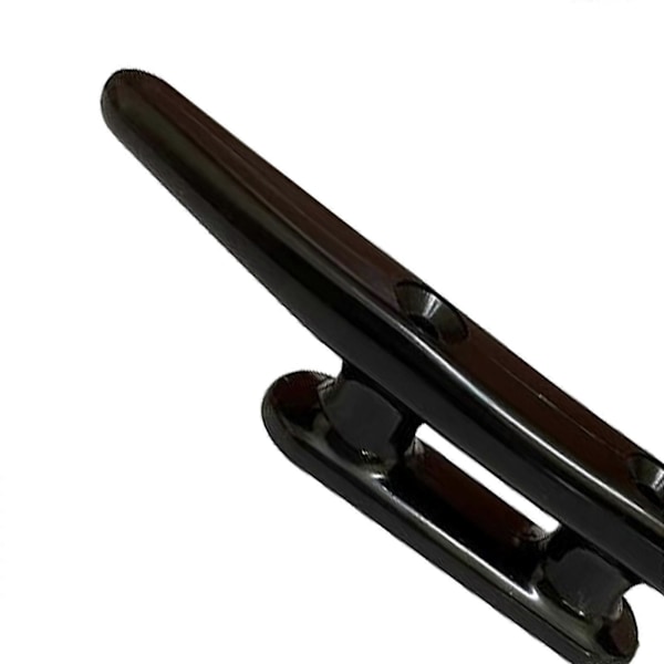 4x Yleismallinen Veneen Kiinnityspollari 6 tuumaa Helppo Asentaa Tarvikkeet Merenkulun Laituripollarit LGL black 152mm