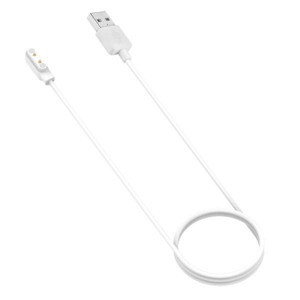 For Haylou Solar Plus LS16/Xplora XG02 Magnetisk klokkelader med 60CM kabel - [GGL] White Haylou Solar Plus LS16