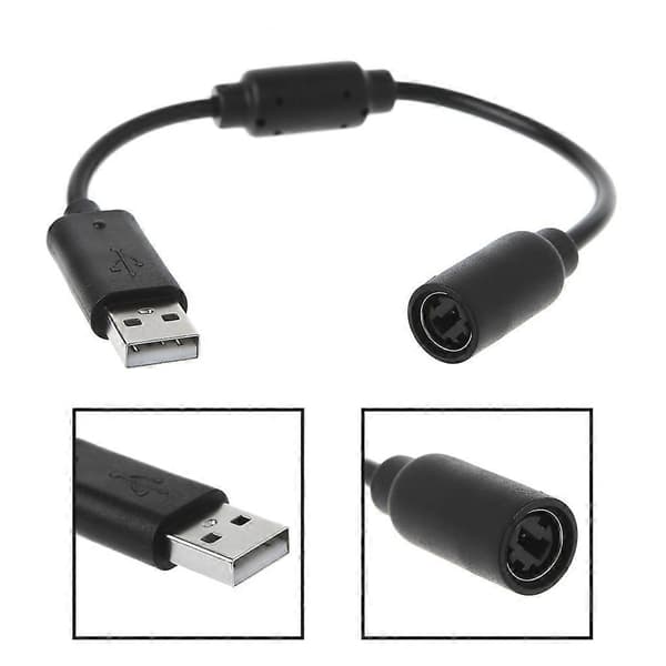 For Microsoft Xbox 360 USB Breakaway-kabelledning PC-kabel av ledning (LGL)
