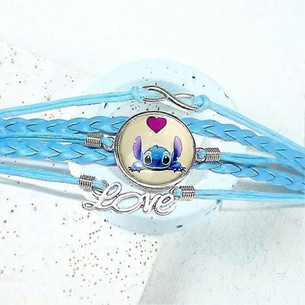Stitch Armband för Fest, Lilo och Stitch Gåva Stitch Saker Kvinnor Flickor Smycken Armband Födelsedagspresenter (LGL)