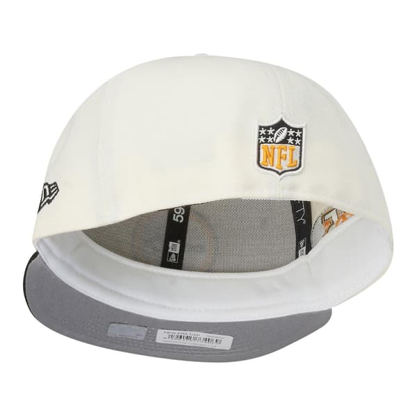 59Fifty Fitted Lippis - SIDEPATCH Pittsburgh Steelers (LGL) Beige 7 1/4-(7cm 57)