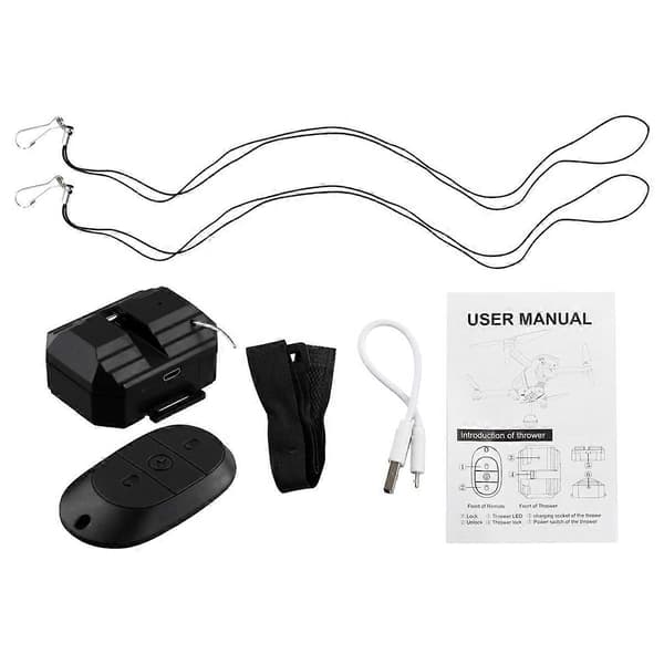 Dronekaster til MINI 4K/3/4 PRO Luftkaster Bryllupsdrop Bærbar Kaster Drone Tilbehør (LGL) As Shown