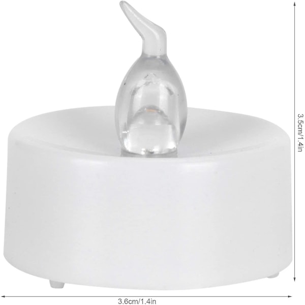 12 LED-lampor med smart timer, varmvitt ljus, batteridriven (LGL)