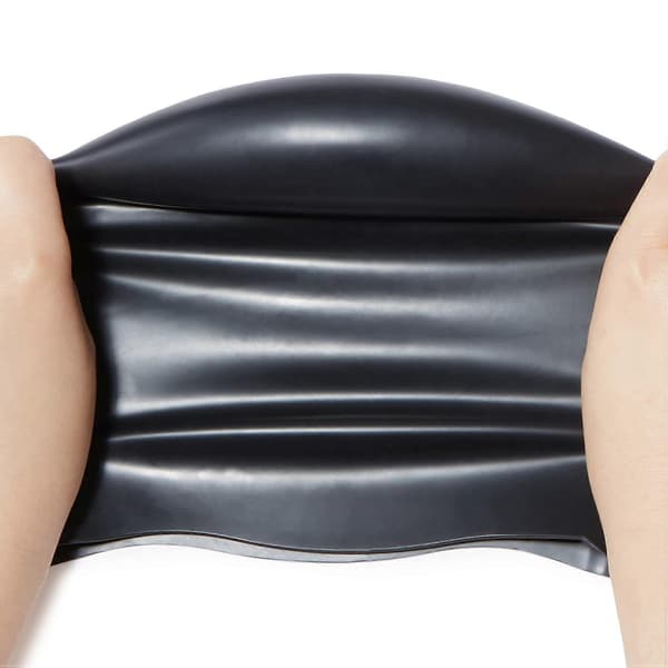 Unisex Silikoniset Uimalakit, Musta, Rypyttömät (LGL)