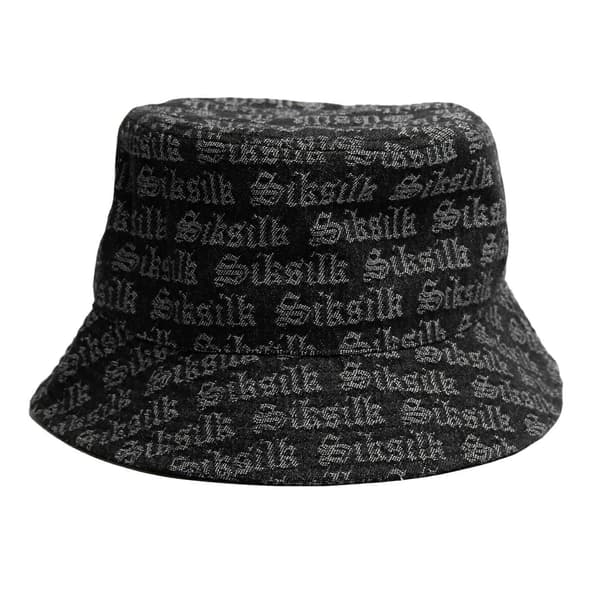 Jacquard Denim Bøttehatt (LGL) Black M-L