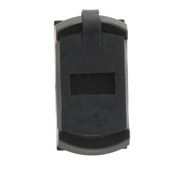 Biloplader QC 3.0 5V 3.1A USB Blå Baggrundsbelyst Voltmeter 12-24V Input (LGL)