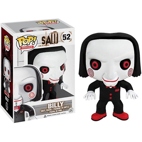 Horror Film Series Saw Vinyl Figur #52 Billy Glows In The Dark Collection Action Figur Legetøj Vinyl Dukke Halloween Gaver with retail box2