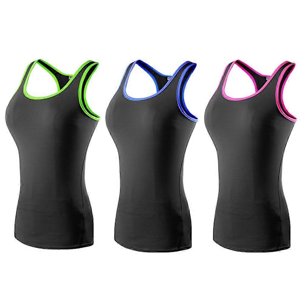 Sportundertröja för dam PRO Stretch Tight Träning Yoga Löpning Fitness Kläder Svett Snabbtorkande Kläder LGL 1 M