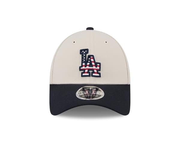 Herr 4 juli 9Forty Stretch Snapback Keps ~ LA Dodgers (LGL) Light brown one size