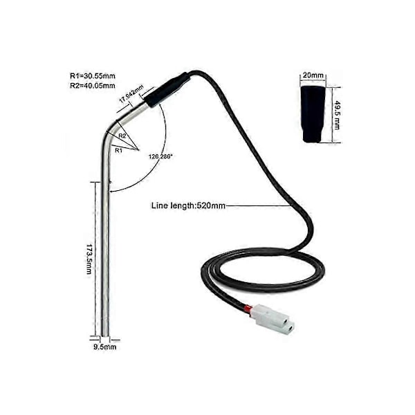 630811 Lämmityselementit matkailuauton jääkaapin jäähdytysyksikön sarjaan, 300W 120V Korvaa lämmityselementit LGL As shown