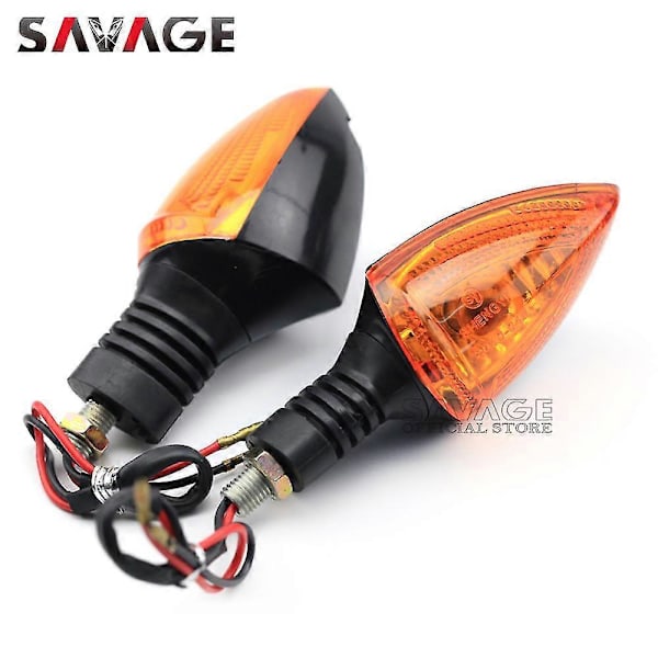 Blinklys til 990 Adventure Super Duke/r Supermoto R/t Smt Smr Adv Motorcykel For/Bag Indikator Blinklyslampe LGL Orange