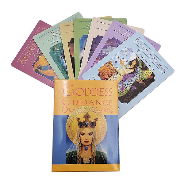 Gudinnor Orakelkort 44 Kort Ödes Divination Tarotkortlek För Vuxna Barn Familj Vän Fest Underhållning Brädspel Shry Oracle Cards