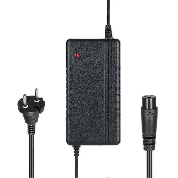 54.6V 2A Elektrisk Scooter Strömladdare Li-ion Batteriladdare 3-stifts Inline Kontakt Snabb Laddningsadapter för Kugoo M4 Elektrisk Scooter LGL