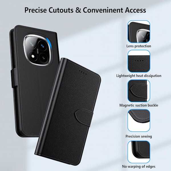 BINFEN Wallet Case Xiaomi Redmi Note 14 Pro+ 5G - Sort (LGL)