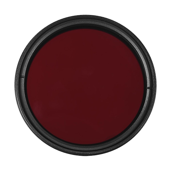 FOTGA 62mm Justerbart Infrarött Filter IR Pass X-Ray Linsfilter Variabelt från 530nm till 750nm Kompatibelt LGL Red Pack of 1