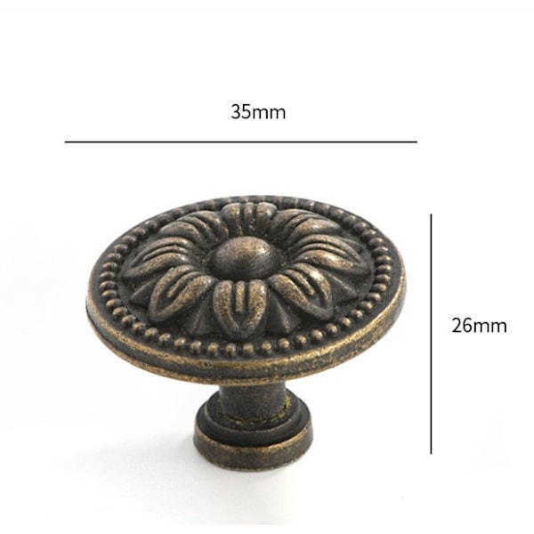 Kaapin vetimet Laatikon vetimet ruuveilla 5 kpl (LGL) Brons Bronze