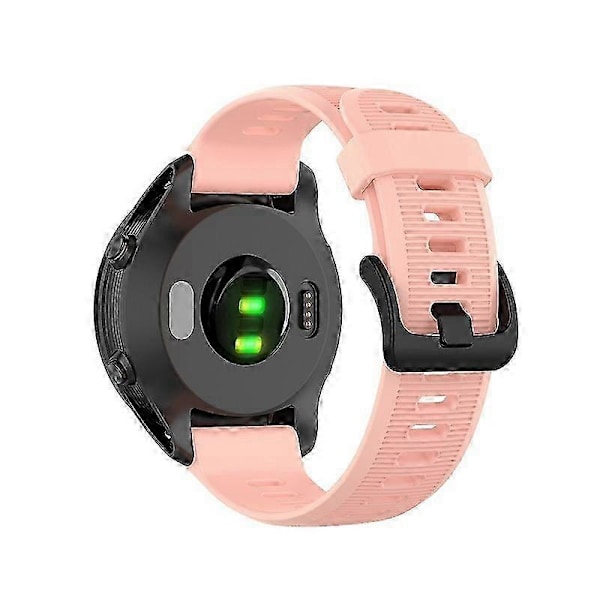 För Garmin Forerunner 945 Silikon Armband LGL Light Powder