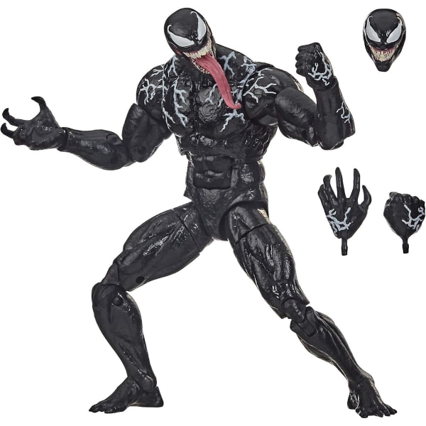 Marvel Legends Series Venom 6-tums samlarobjekt Actionfigur Venom-leksak, premiumdesign och 3 tillbehör
