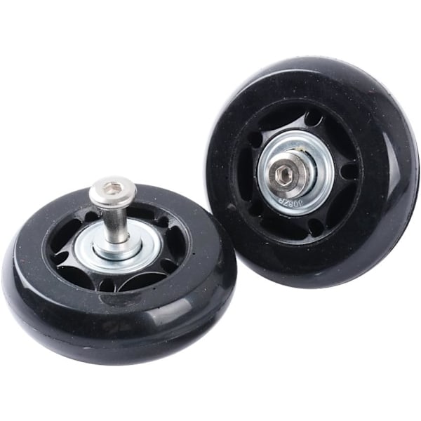 2 kpl pyöriä matkalaukkuihin (60*6*18 mm akselin pituus: 35 mm) varaosat (LGL)