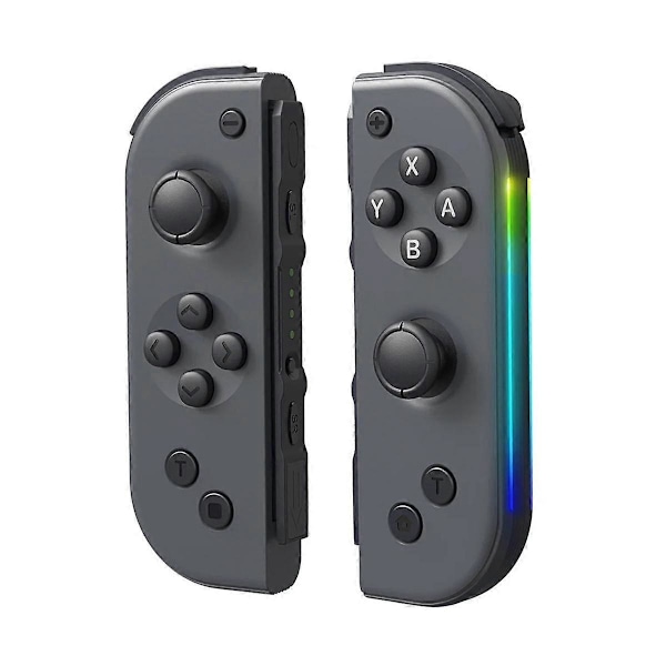 Ny Gamepad for Switch JOYCON Joystick Ett-knapps Vekking Bluetooth NS Somatosensorisk Vibrasjon Belysning LGL Black