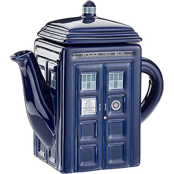 Doctor Who Tardis tekanna, DR182 blue