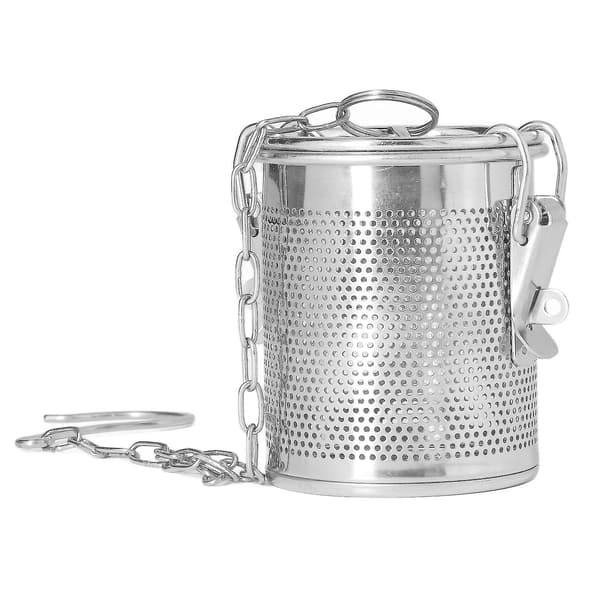 Te-infusionskugle, krydderikugle i rustfrit stål, krydderisigte, multifunktionel krydderifilter til sovs, suppe, smagskrydderi (0,3L) (LGL)