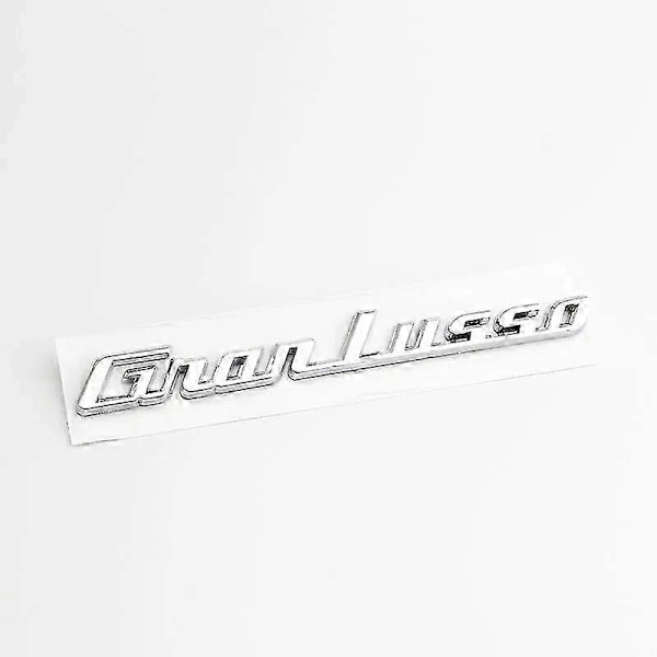 3D ABS Krom Logo GTS Gransport Quattroporte Emblem Bil Skärmdekal Bagagelucka Dekal För Maserati GTS Gransport Stikcer Tillbehör LGL Quattroporte