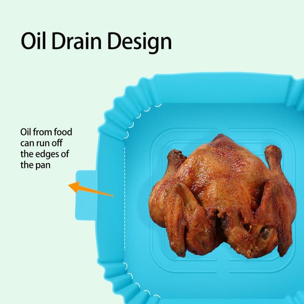 Silikonbolle for Airfryer (LGL) Blå Blå
