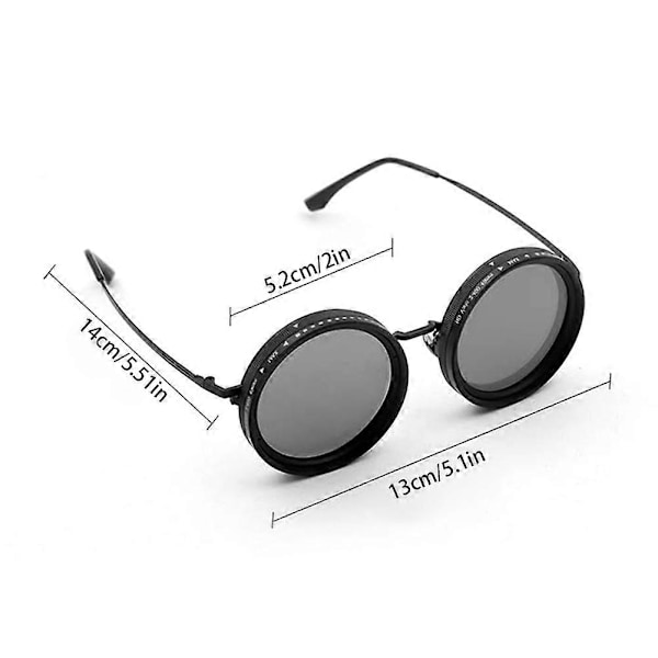 Säädettävät ND-suodatin aurinkolasit Kannettavat monikäyttöiset ajolasit pyöräilyyn kiipeilyyn kalastukseen LGL Black Frame 52mm