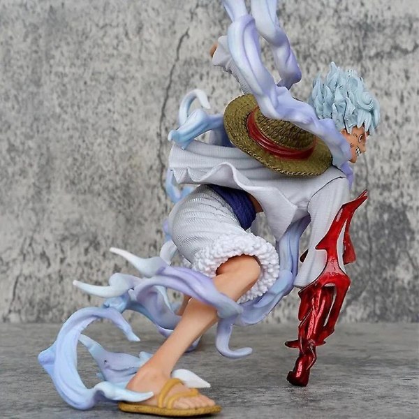 One Piece Figur Anime Solgud Nika Luffy Gear 5 Actionfigurer Gk Statue Pvc Modell Leke Rom Ornament Barn Gaver No Box