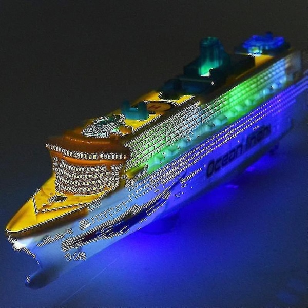 Belysning Musikk Cruiseskip Generelt Lekebåtmodell Elektrisk leketøy Barnelekebåt[GL]