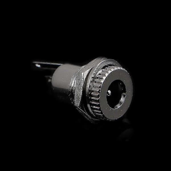 5,5 mm x 2,1 mm DC strømstik hun panelmonteringsstik (LGL)