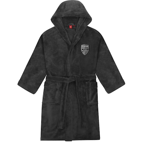 Morgenkåpe med hette for menn, fleece, OFFISIELL fotballgave LGL Grey Large