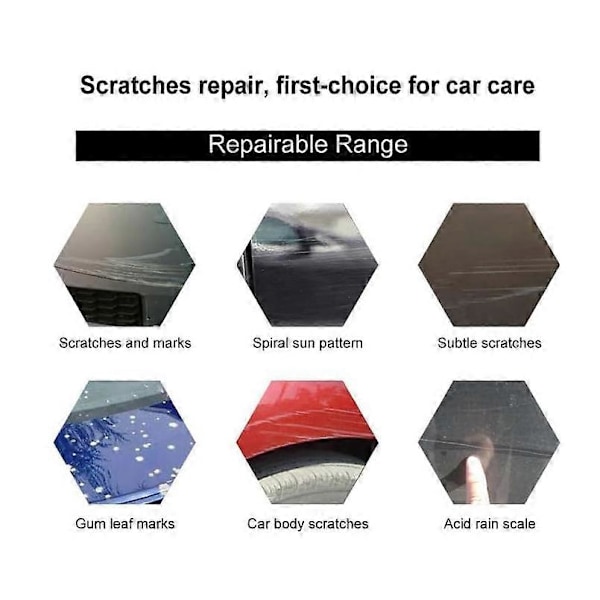 2 st Ultimate Paint Restorer, V-Vaxy Bilreparationsvax för Repor, Bil Polering Bort Repor LGL