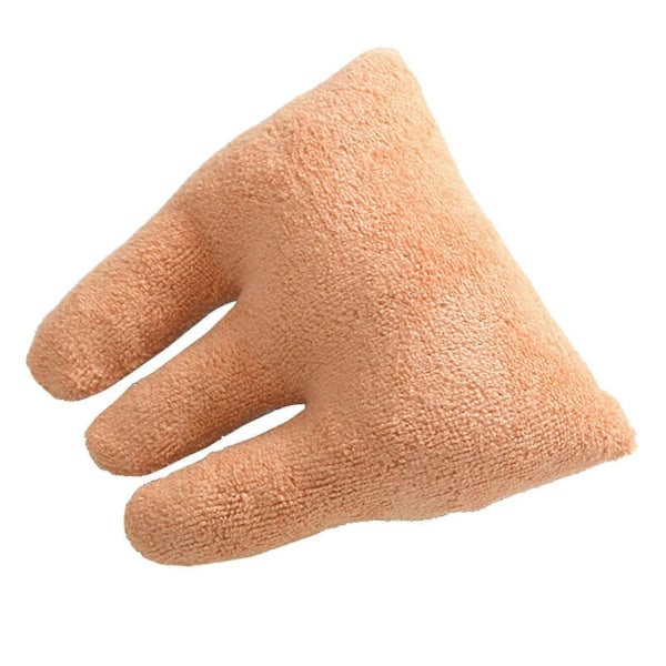 Fingerkontrakturkudde, Kon med fingerseparator Handgrepp Palmgrepp Pad LGL orange