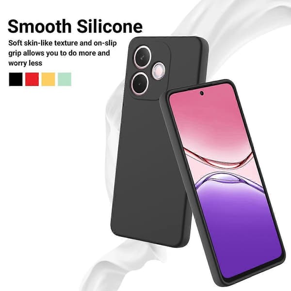 Flytende silikon deksel til Oppo A5 Pro 5G med håndstropp (LGL)